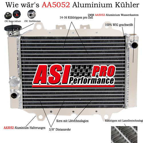 Reihe aluminium kühler für - reihe,