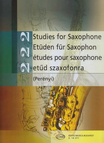 222 etüden für saxophon - 222,