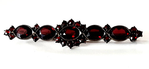 Granat brosche antikchmuck - °,