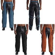 Herren Klubbekleidung Öffnen Sie Crotch Cowboy Hosen Jahrgang Cosplay Kostüm