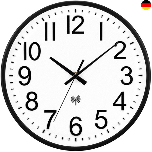 Funkuhr wanduhr lautlos ohne - lautlos,
