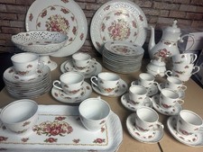 KaffeeServicetasse  teller  Bavaria Schumann Arzberg DRESDEN Goldrand Shabby 50