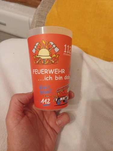 Trinkbecher feuerwehr kinder - trinkbecher,