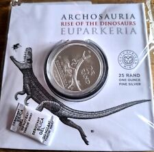 1oz Silber Archosauria Rise of the Dinosaurs 2019 SA Mint, Auflage 50.000