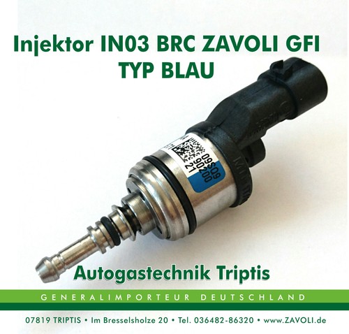 Brc injektor in03 - injektor, typ