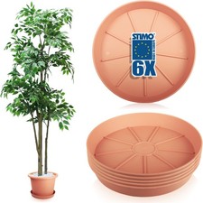 6x Blumentopf Untersetzer rund