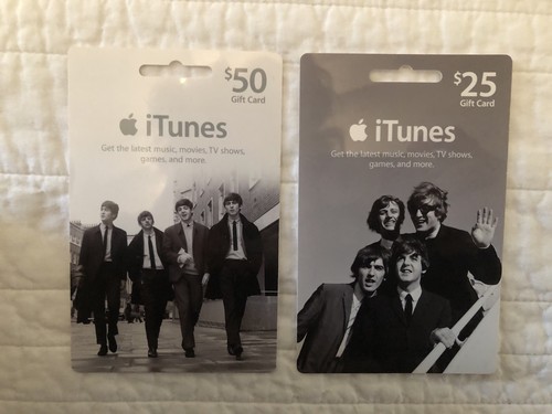 Beatles itunes gift card - gift, $25