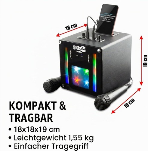 Tragbare karaoke anlage - tragbare,