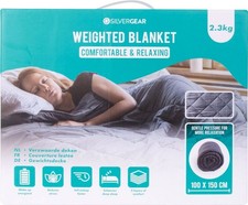 Silvergear Gewichtsdecke Weighted Blanket Comfortable & Relaxing 2,3kg