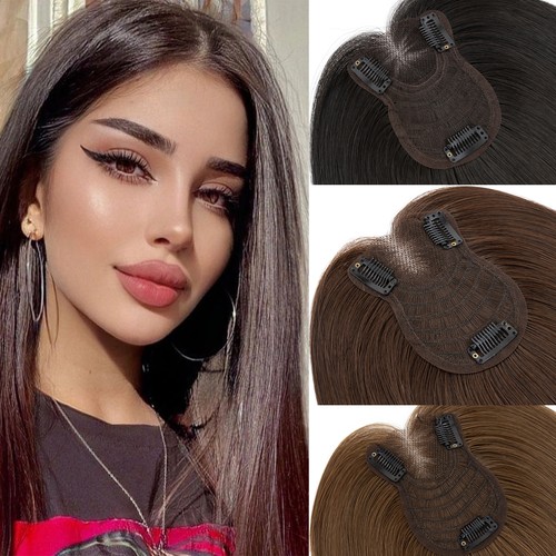 Damen echthaar topper toupee - topper,