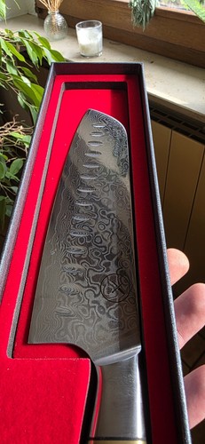Santoku damastmesser - santoku,