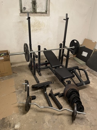 Homegym hantelbank - |,