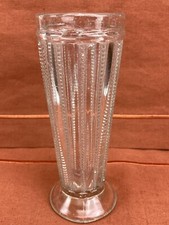 Vase Glas Pressglas antik