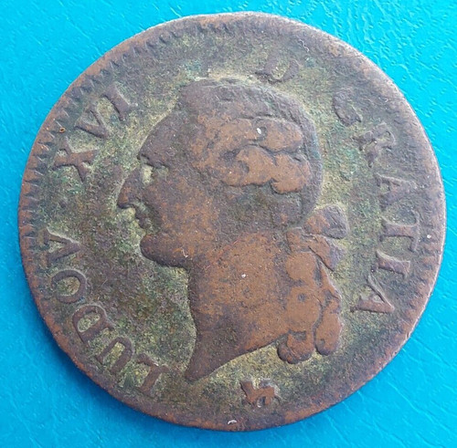 Louis xvi sol - 1791, paris
