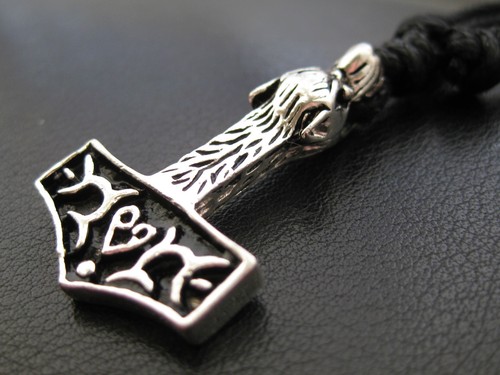 Thor hammer wolf - s,