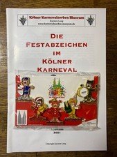 Köln Karneval Festkomitee Festabzeichen 2017 Fünfersatz Orden mit Katalog 2021
