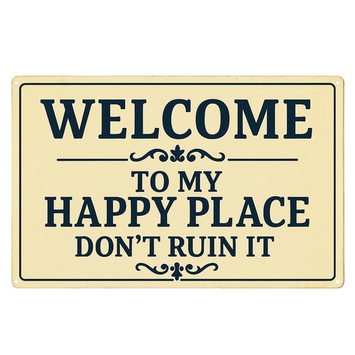 Welcome willkommen blechschild - welcome,