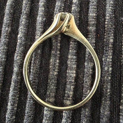 Gelbgold ring 14k 585 mit - gelbgold,