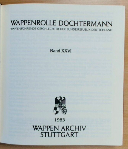 Wappenrolle dochtermann band - wappenrolle,
