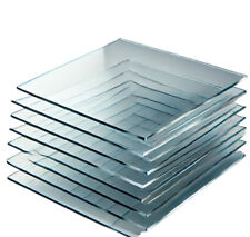 Ersatzglasscheibe Dünnglas für Handtaster/Druckknopfmelder 80x80mm (10 Stück)