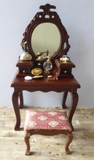 Schminktisch mahagoni mit - schminktisch,