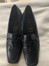 Ara Flex - Pumps Gr. 7,5  G - schwarz, Echt Leder,  Schleife 