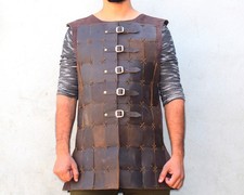 WOCHENENDVERKAUF Halloween Wikinger Renaissance Leder Larp Bringandine Rüstun...