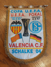 Wimpel Valencia CF - FC Schalke 04  **UEFA Cup 96/97* Eurofighter