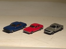 HERPA H0 SET FORD: MUSTANG COBRA COUPE+CAPRI GHIA 3.0 COUPE+GRANADA GHIA 2,8 i