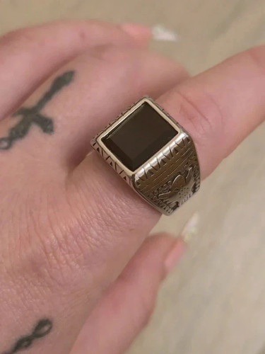 Siegelring herren stahl - siegelring, ring