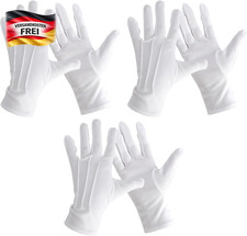 Weiße Kostümhandschuhe für