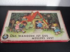DDR Spika Brettspiel " Das Wandern ist des Müllers Lust " 50/60iger