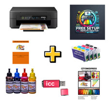 Sublimationspaket: Epson XP-2200 All-in-1 + Nicht-OEM-Tinte, ARC-Patronen & Papier