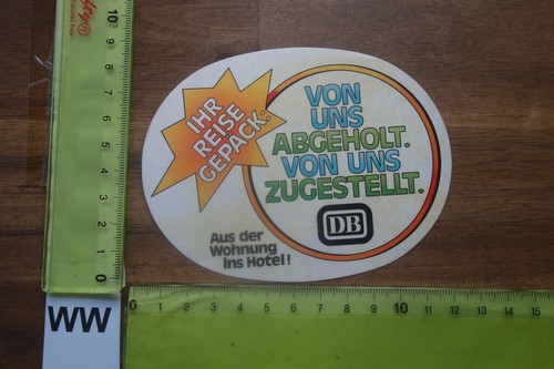Alter aufkleber bahn - aufkleber, db