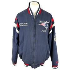 NFL New England Jacke XXL Blau