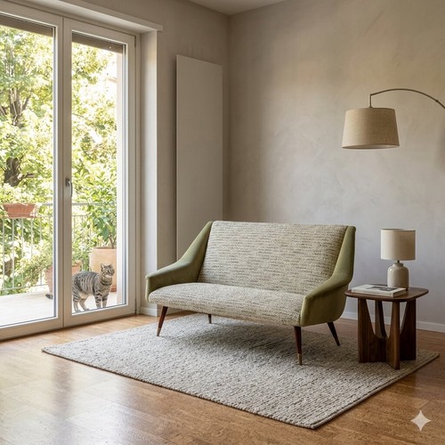 Kleines vintage sofa stoff - sofa,