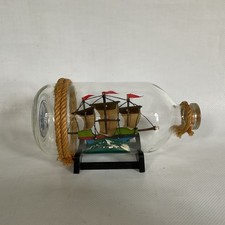 Flaschenschiff - Dreimaster -