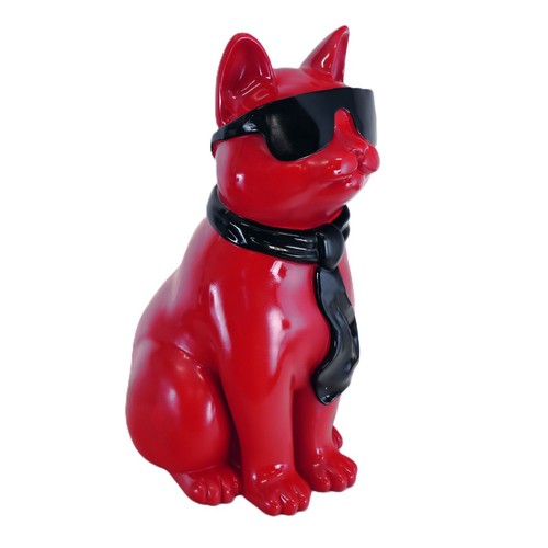 Katze mit sonnenbrille - katze,