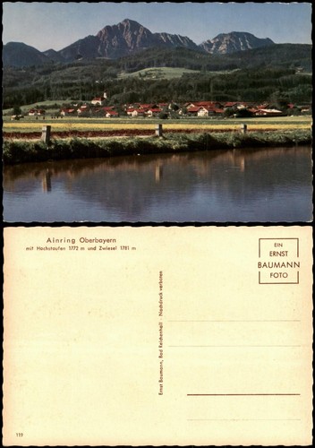 Ansichtskarte ainring - ansichtskarte,