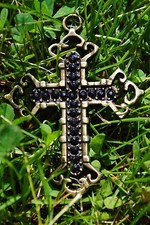 Kreuz Gothik Gothic Mittelalter Anhänger Schmuck Mystik Larp Gott Religion Deko