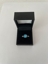 Ring Silber 925 mit hellblauem