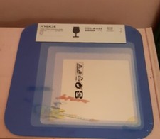 Ikea Hylkje hellblau/blau -