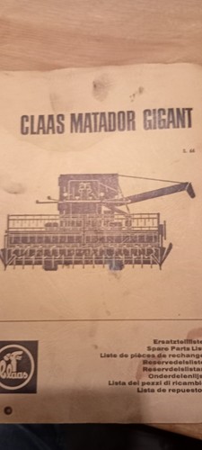 Claas mähdrescher matador - claas,