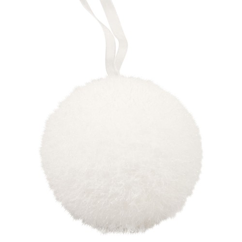 Künstlicher schneeball - künstlicher,