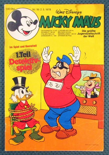 Micky maus 1978 heft 18 - micky, vom