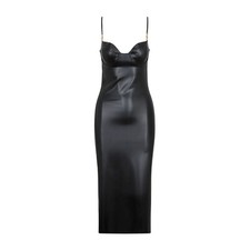 Versace Kleid Medusa schwarz