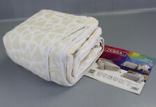 Zebra Tagesdecke ONIX Jacquard 250 x 270 cm Ecru Beige Wohndecke Decke M5-ZB