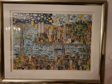INFO NEU ! James Rizzi,Original 3D Meisterwerk,"New York - A Marathon for All"