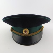 Vintage UdSSR Offizier Schirmmütze, Gr.57 (A1)