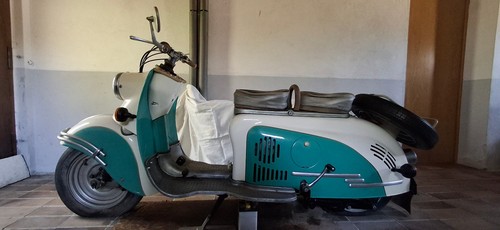 Oldtimer berliner roller iwl - oldtimer, roller,